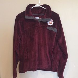 Fuzzy Maroon Minnesota Gophers Sweatshirt
